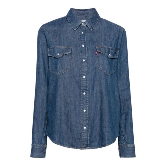 LEVI'S Iconic Western Shirt in Air Space 3 S - Picture 1 of 14